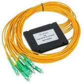 KIWI-PLC-SM-1x8-30-1.5M-SA Оптический сплиттер PLC 1х8, SM, 3.0mm, 1.5M, корпус, SC/APC