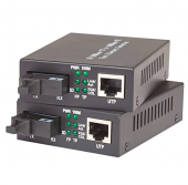 Медиаконвертер 120Az WDM, 10/100Base-TX/100Base-FX, TX 1310 нм /RX 1550 нм, SC, 20 км