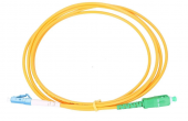 KIWI-OFC-LU-SA-SM-G.652-30-3M Оптический патчкорд LC/UPC-SC/APC, SM G652D, 3.0mm, LSZH, 3M