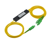 KIWI-PLC-SM-1x2-30-1.5M-SA Оптический сплиттер PLC 1х2, SM, 3.0mm, 1.5M, корпус, SC/APC