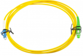 KIWI-OFC-LU-SA-SM-G.652-30-1.5M Оптический патчкорд LC/UPC-SC/APC, SM G652D, 3.0mm, LSZH, 1.5M