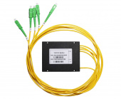 KIWI-PLC-SM-1x4-30-1.5M-SA Оптический сплиттер PLC 1х4, SM, 3.0mm, 1.5M, корпус, SC/APC