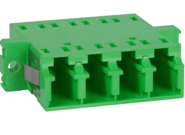 KIWI-OA-LA(F)-LA(F)-QDF-SM Оптический адаптер LC/APC(Female)-LC/APC(Female), SM, quadro